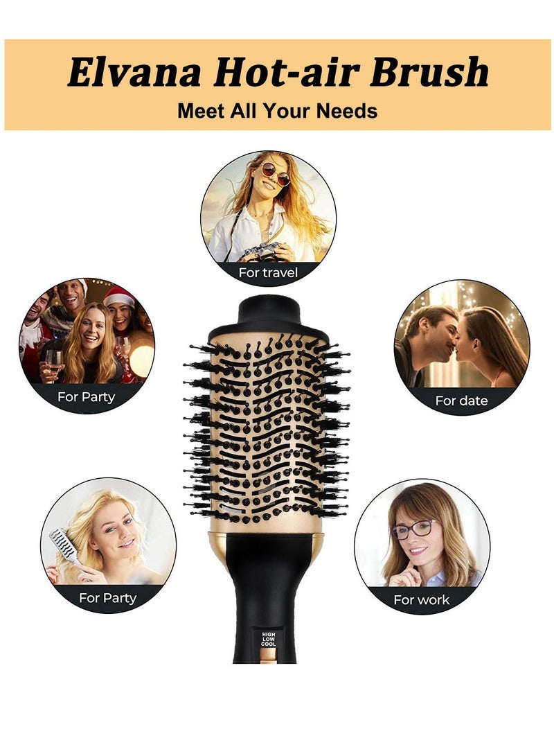 Hair Dryer Volumizer Hot Air Brush 2 in1 Styling Brush Styler Negative Ion Blow Dryer Brush - Image 3