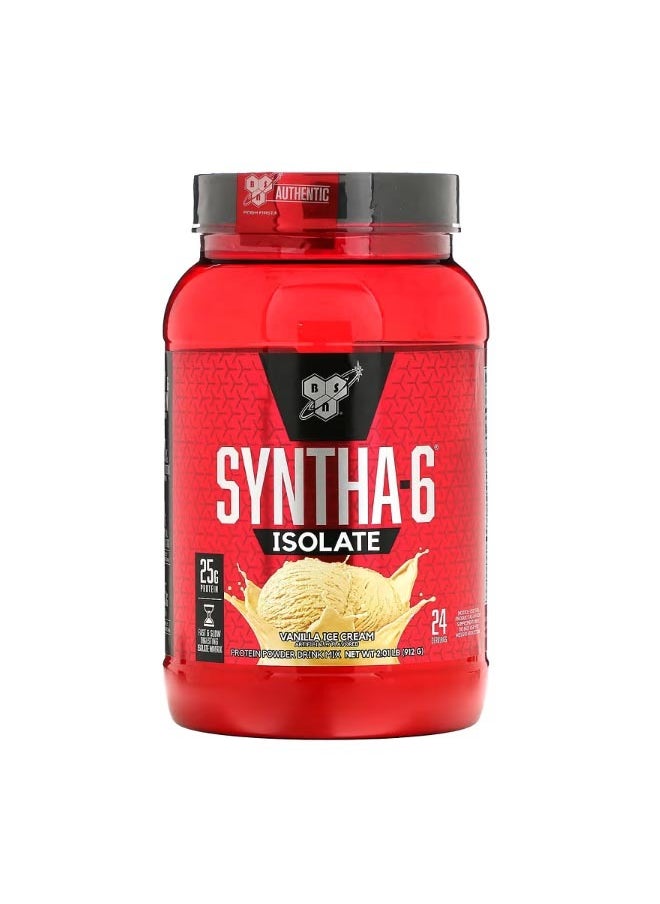 BSN BSN Syntha 6 Isolate Protein Powder Drink Mix Vanilla Ice Cream 2.01 lbs 912 g  - Image 1
