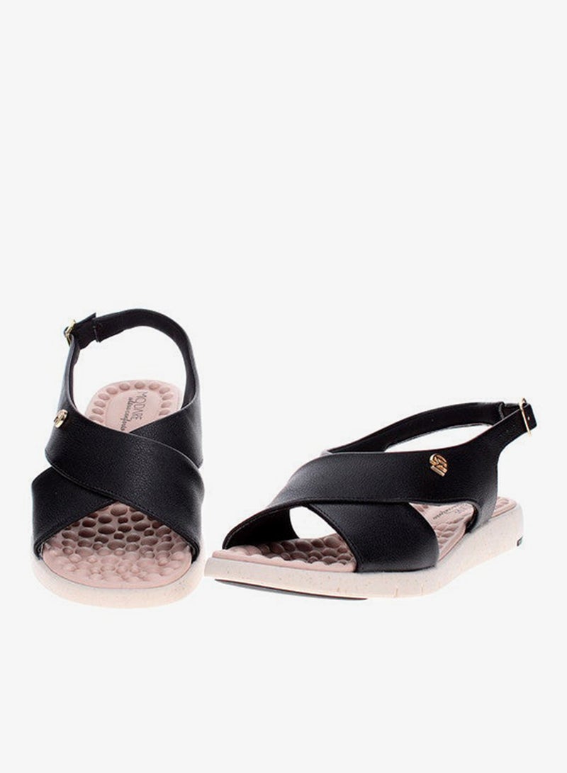 مودار صنادل نسائية بحزام خلفي - صنادل نسائية أنيقة وداعمة بحزام خلفي - Image 4