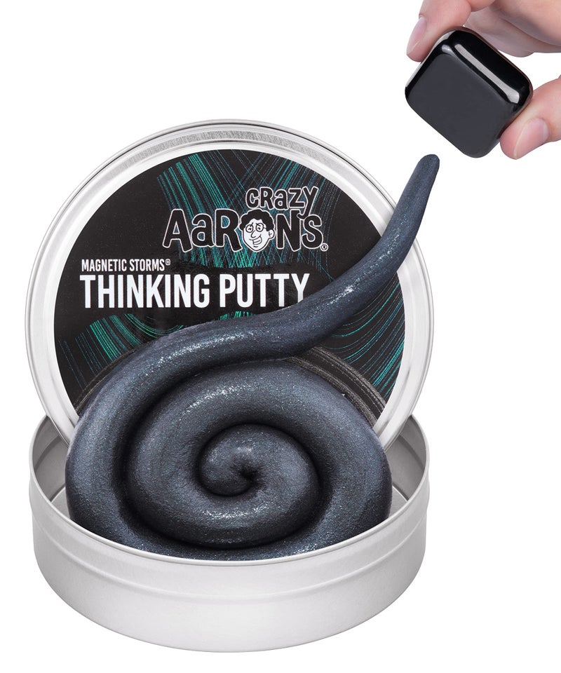 Crazy Aarons Thinking Putty Strange Attractor Dark Sensory Putty for Kids and Grown ups in a 4 Tin Creative and Endless Fun Stress Relief Therapy Toys Never Dries Out Made in USA - Image 2