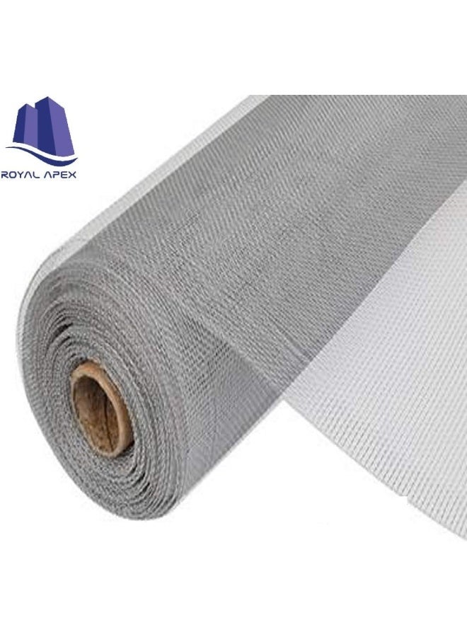 Biella Custom Fiber Fly/Aluminium Insect Net Anti Mosquito Bug For Windows Doors And Patio Premium Pet Screen Net Barrier Invisible 4 Feet 1 Roll (15mtr) Aluminium Net - Image 2