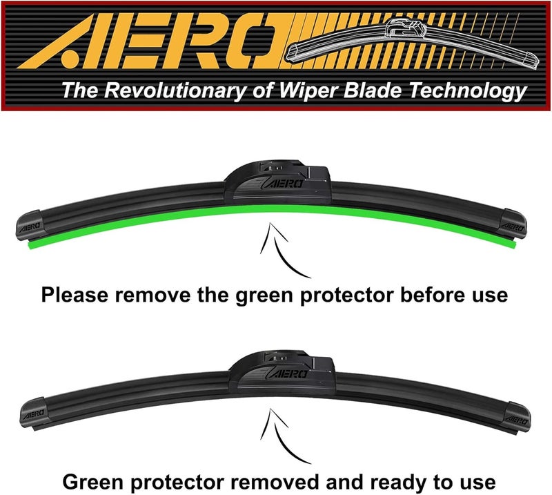 Aero Wipers Replacement for Ford Expedition 2017-2008 & Lincoln Navigator 2016-2009, 22"+22" Front + 16" Rear, Premium All-Season Windshield Wiper Blades with Extra Squeegee Refills (Set of 3) - Image 5