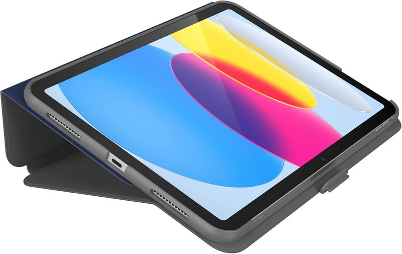 Speck Case For Ipad Pro 10Th Generation 10.9 Inch Drop & Camera Protection, Slim Multi Range Stand, Apple Pencil Holder Arcadia Navy/Moody Grey - Image 5