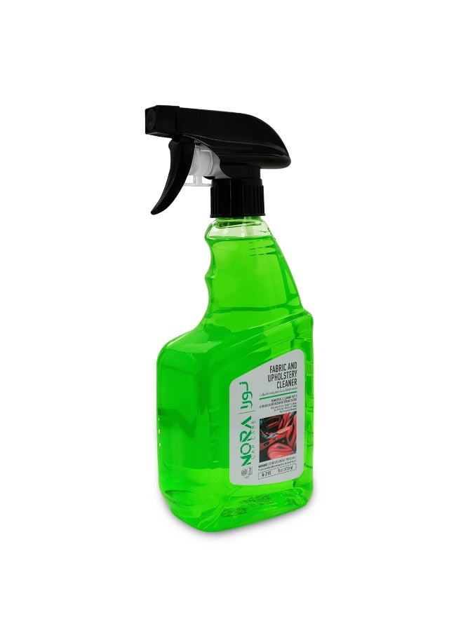 نورا منظف ​​الأقمشة والمفروشات نورا رقم 216 (500 مل) - برائحة الحمضيات، تنظيف عميق للغاية لمقاعد السيارات، والأسقف، وأرائك المنزل، والسجاد، والستائر، والوسائد. يزيل بقع الشاي والقهوة والشوكولاتة والكاتشب. تقنية احترافية طاردة للماء. - Image 3