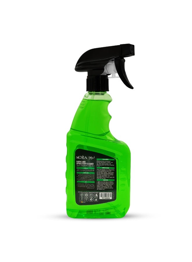 نورا منظف ​​الأقمشة والمفروشات نورا رقم 216 (500 مل) - برائحة الحمضيات، تنظيف عميق للغاية لمقاعد السيارات، والأسقف، وأرائك المنزل، والسجاد، والستائر، والوسائد. يزيل بقع الشاي والقهوة والشوكولاتة والكاتشب. تقنية احترافية طاردة للماء. - Image 2