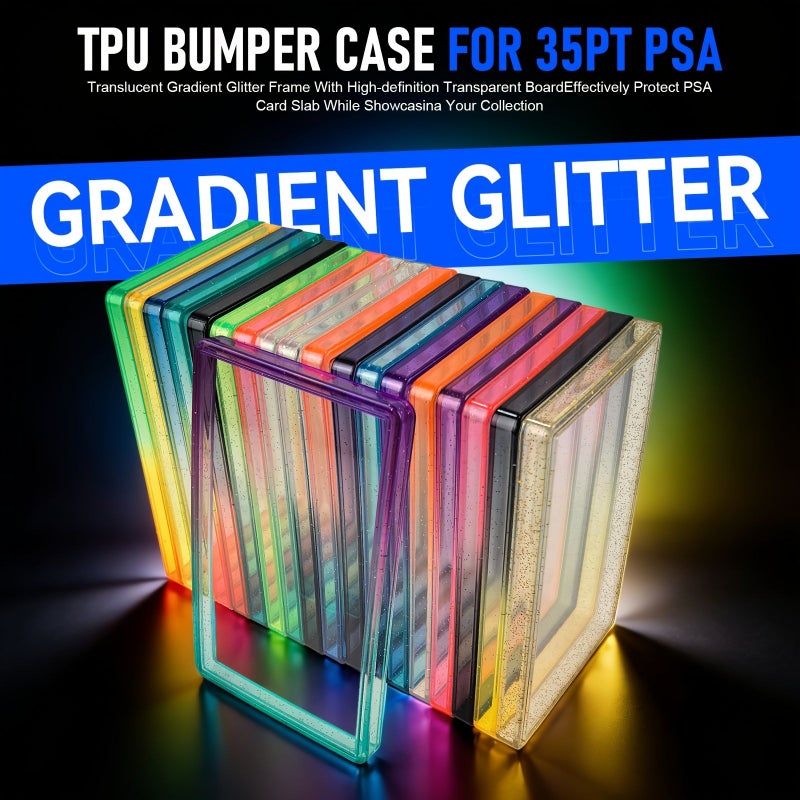 Black White Gradient TPU Protective Sleeve For PSA Graded Card Slabs - Image 5