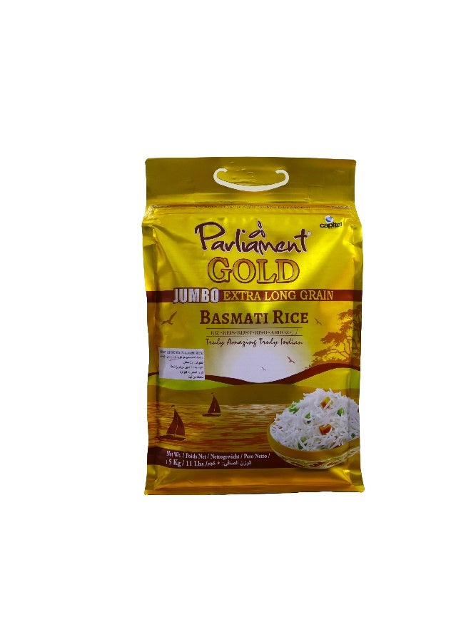 Parliament Gold Extra Long Basmati Rice 5Kg - Image 1