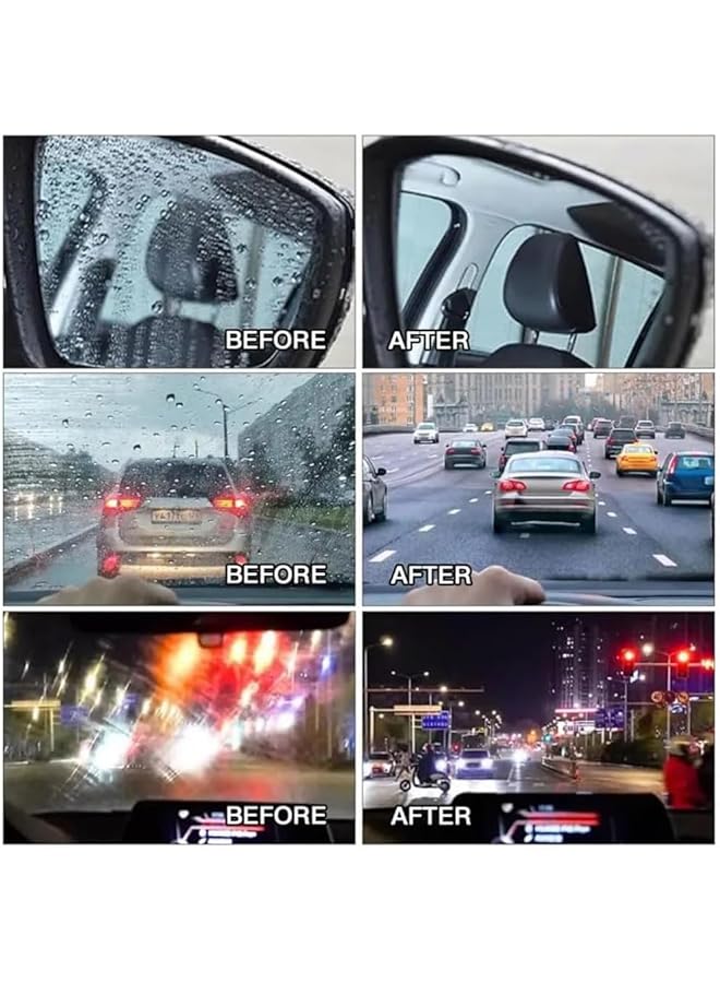 Goodern Automotive Oil Film Cleaning Brush,3Pcs Car Glass Oil Film Remover,All In One Wipe On Oil Film Remover For Windshield,Anti-Rain Fog Cleaning Glass Brush Improves Clarity And Visibility - Image 3