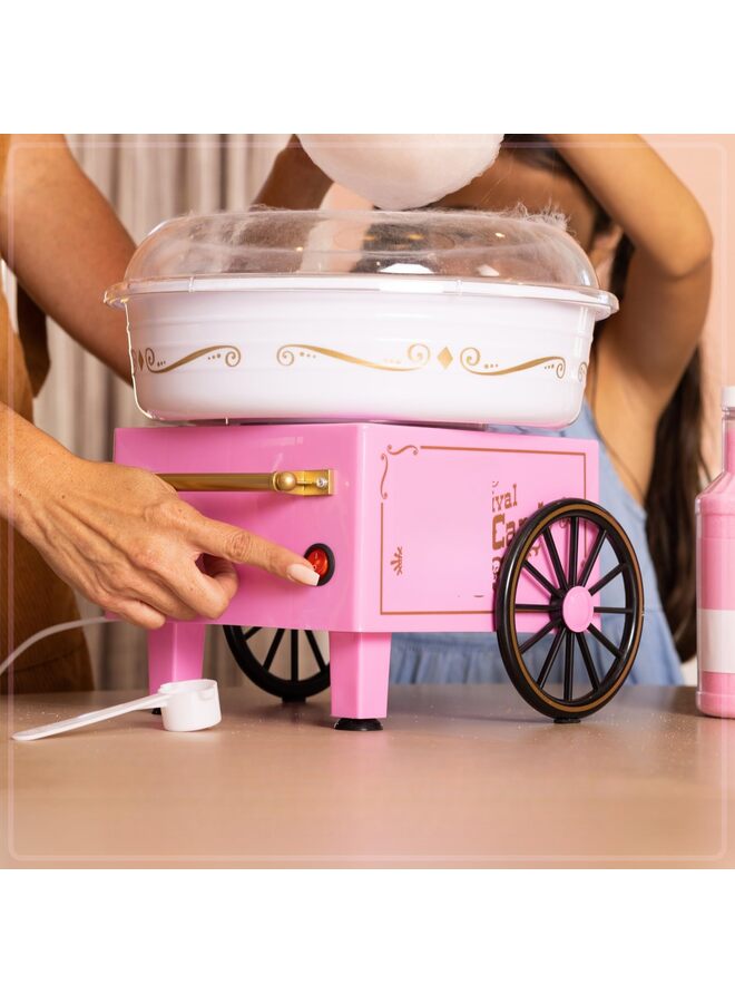 يُسلِّم آلة صنع حلوى القطن القديمة الصلبة والخالية من السكر - Image 4