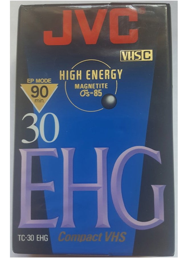 JVC TC30EHGB 30 Minute Blank VHS-C Tape  - Image 2