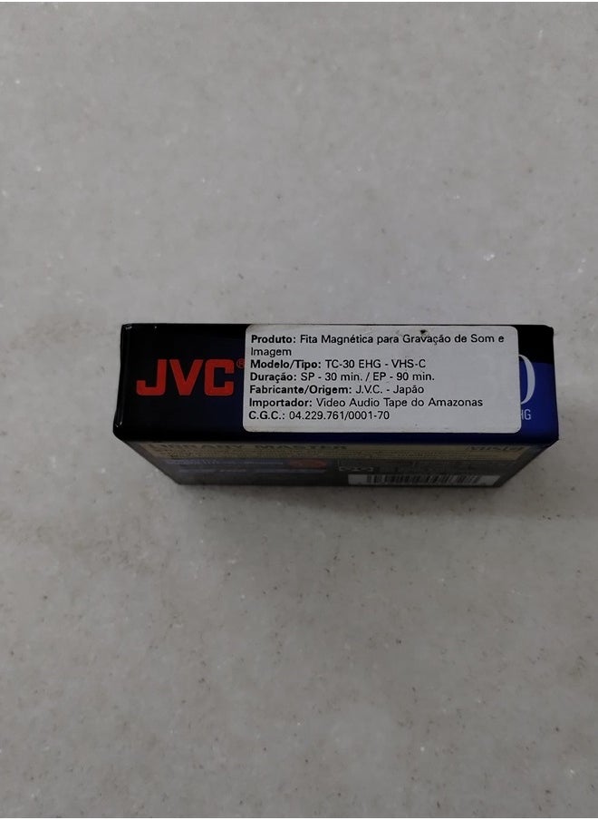 JVC TC30EHGB 30 Minute Blank VHS-C Tape  - Image 4
