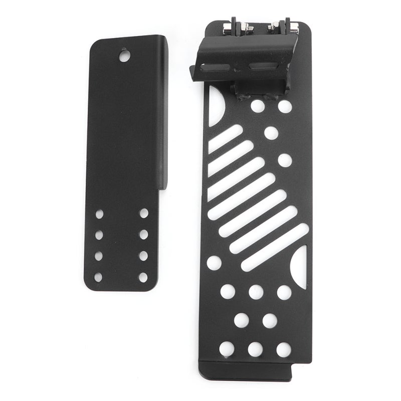 Car Footrest Pedal: Large Contact Area Anti-Slip Particles - Fatigue & Leg Pain Relief Easy Installation for Jeep Wrangler JK & Unlimited 2018 Driving - Image 2