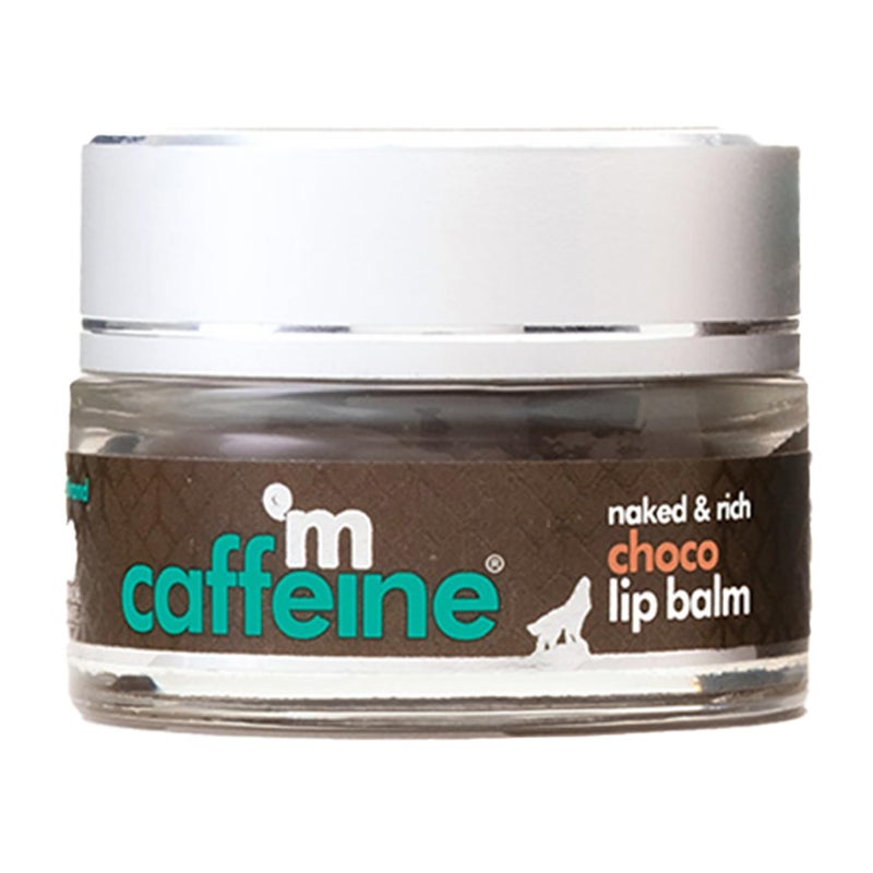 mCaffeine Choco Lip Balm  Hydrating with SPF 20  Cocoa Butter for Dryness Relief  Vitamin E Nourishes and Protects Lips  04 oz