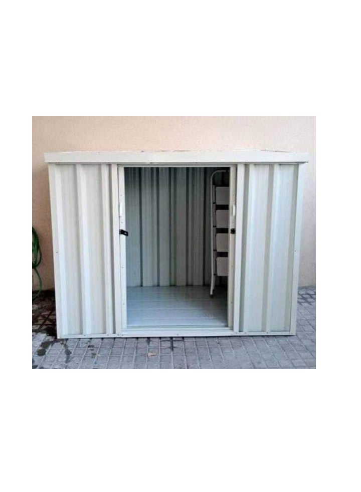 ماركة غير محددة حظيرة تخزين الدراجات Quad Bliss مع قاعدة | 205 سم طول × 105 سم عرض × 155 سم ارتفاع | باب منزلق  - Image 2