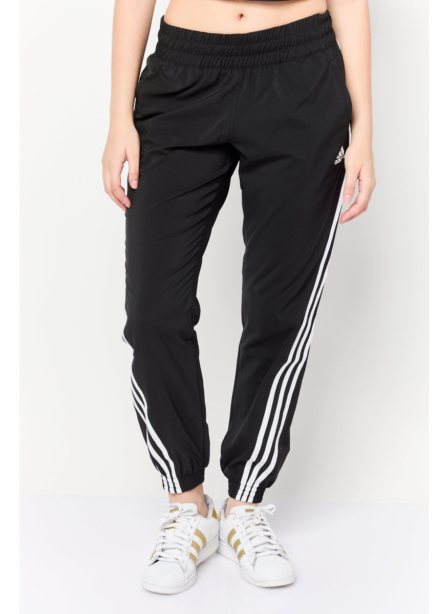 Adidas - Women Regular Fit Training Trackpants, Black - Image 1