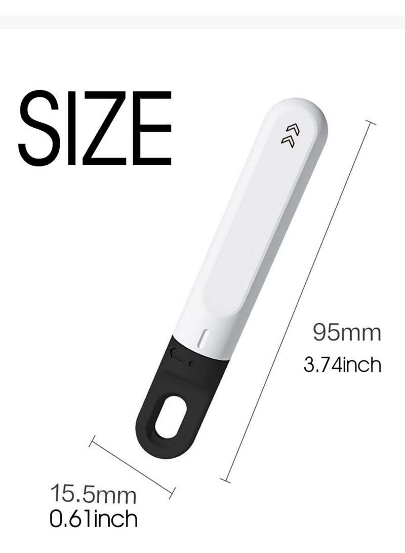 Excefore Small Box Cutter, 3 PCS Small Utility Knife, Mini Box Cutter for Women Rotate to Retract Box Opener, Retractable Box Cutter, Package Opener, Box Cutters for Home Office Travel and DIY - Image 4