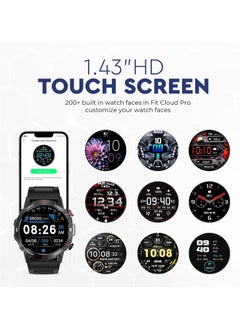 AMOLED Smart Watch, 1.43" Smart Watches for Men with IP68,Bluetooth Call, AI Voice Assistant, Blood/Oxygen/Heart Rate Monitor Fitness Watch for Android iOS - pzsku/Z418D9881A941386F9497Z/45/_/1713501861/107ca324-39ca-438e-affd-a00e52aa3c94