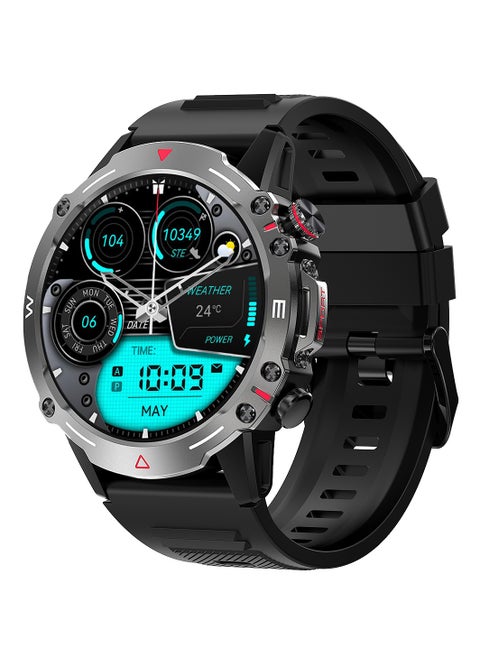 AMOLED Smart Watch, 1.43" Smart Watches for Men with IP68,Bluetooth Call, AI Voice Assistant, Blood/Oxygen/Heart Rate Monitor Fitness Watch for Android iOS