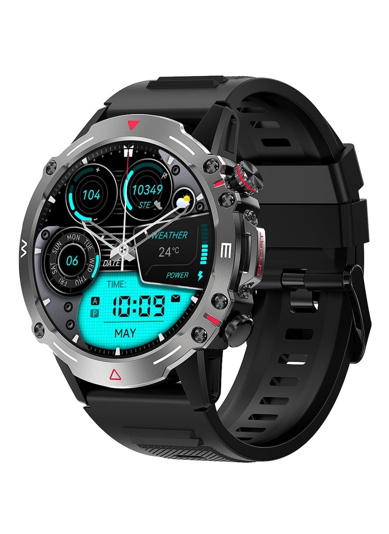 ibsun - AMOLED Smart Watch, 1.43" Smart Watches for Men with IP68,Bluetooth Call, AI Voice Assistant, Blood/Oxygen/Heart Rate Monitor Fitness Watch for Android iOS - Image 1