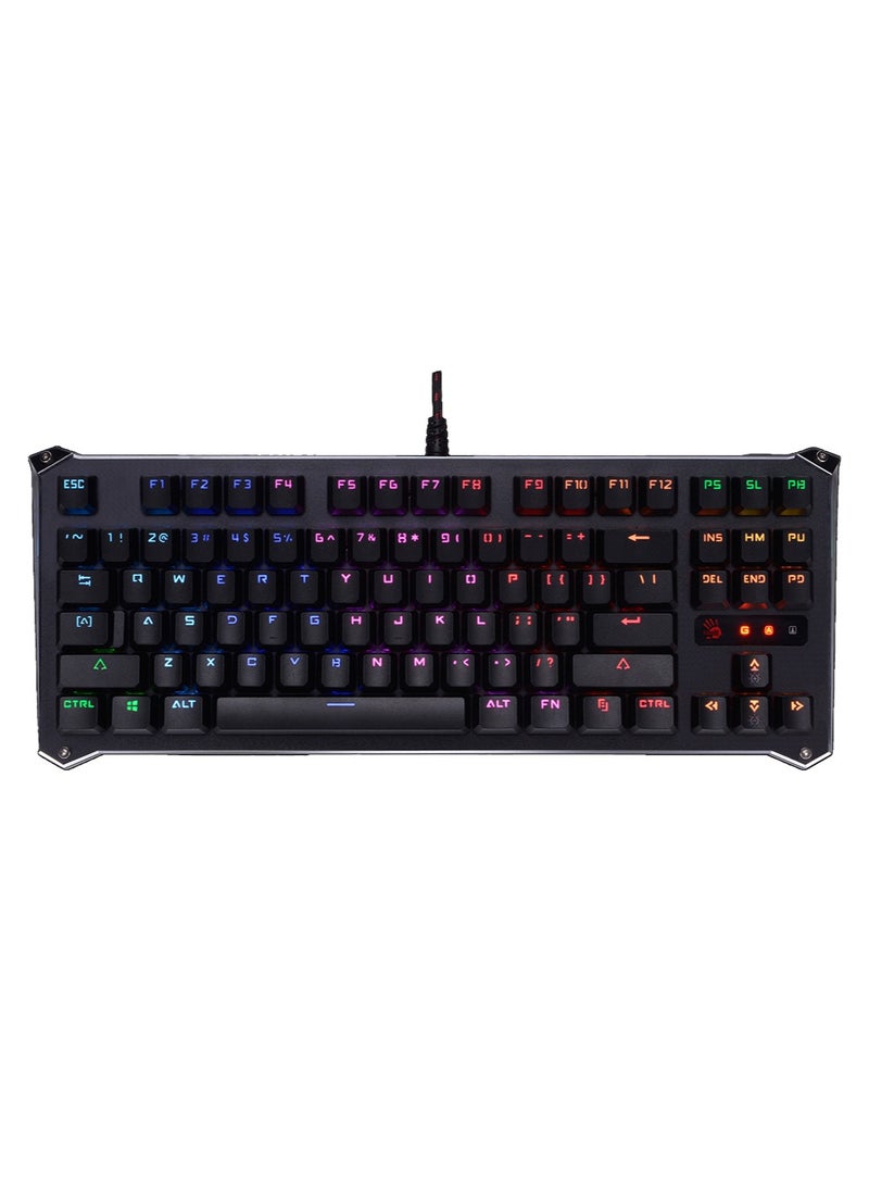 Bloody B930 Gaming Keyboard - Optical Orange Switch - LK LIBRA Tactile & Clicky (Black)  - Image 1