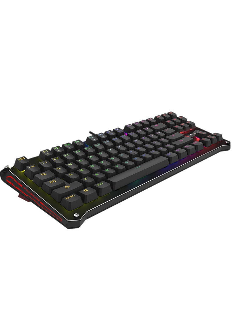 Bloody B930 Gaming Keyboard - Optical Orange Switch - LK LIBRA Tactile & Clicky (Black)  - Image 2