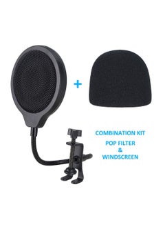 SYOSI for Razer Seiren Mini Windscreen with Pop Filter, 3 Layers Mic Wind Pop Screen with Flexible 360°Gooseneck Clip  - Image 3