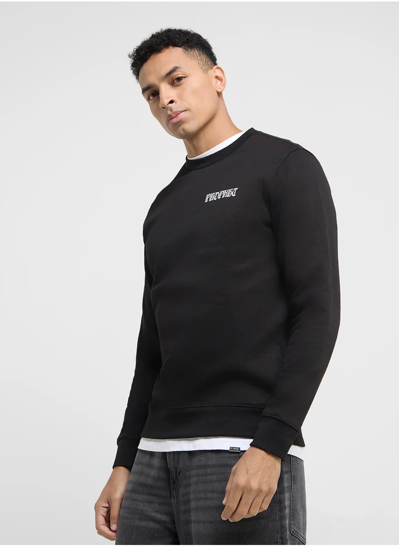 Only & Sons Spatrick Regualer Fit Crew Ncek Sweatshirt