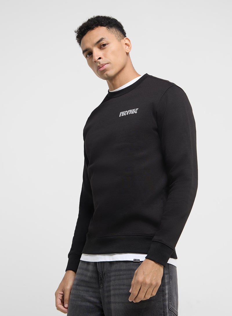 Only & Sons Spatrick Regualer Fit Crew Ncek Sweatshirt - Image 1