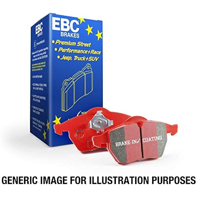 اي بي سي_بريكس فرامل EBC DP31140C وسادة فرامل سيراميك Redstuff منخفضة الغبار - Image 3
