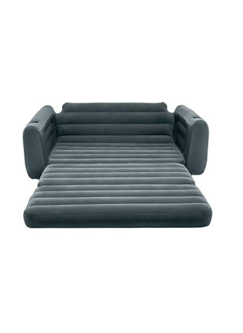 General Inflatable sofa  inflatable sofa  double air sofa  suitable for living room   outdoor camping sofa bed  leisure room, bedroom  balcony free electric air pump (203x224x66cm)  - Image 4