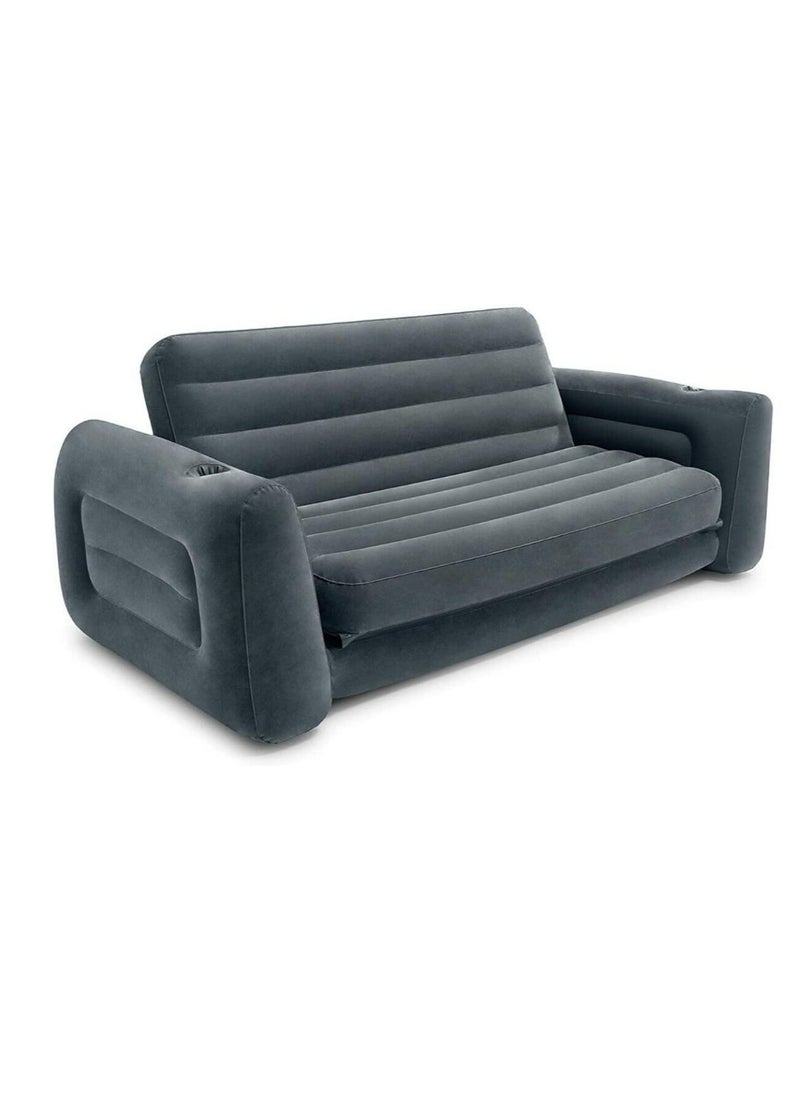 General Inflatable sofa  inflatable sofa  double air sofa  suitable for living room   outdoor camping sofa bed  leisure room, bedroom  balcony free electric air pump (203x224x66cm)  - Image 3