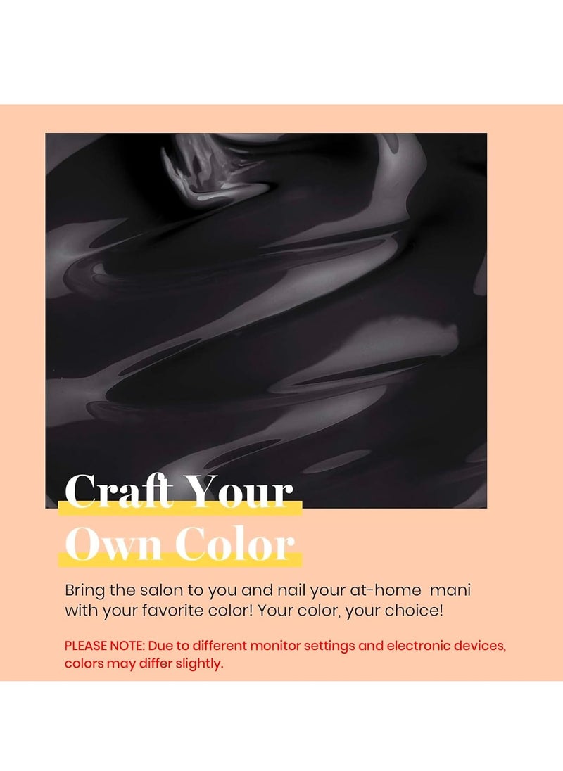 beetles Gel Polish Beetles Gel Nail Polish, 1 Pcs 15ml Audrey Black Color Soak Off Gel Polish Nail Art Manicure Salon DIY Nail Uv Lamp Gel Nail Design Decoration at Home Gift for Women Gel Nail Polish  - Image 3