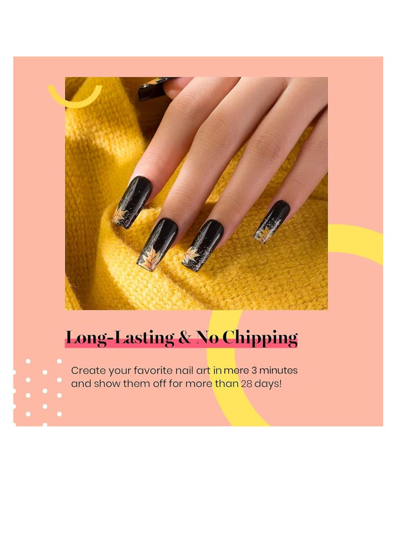 beetles Gel Polish Beetles Gel Nail Polish, 1 Pcs 15ml Audrey Black Color Soak Off Gel Polish Nail Art Manicure Salon DIY Nail Uv Lamp Gel Nail Design Decoration at Home Gift for Women Gel Nail Polish  - Image 5
