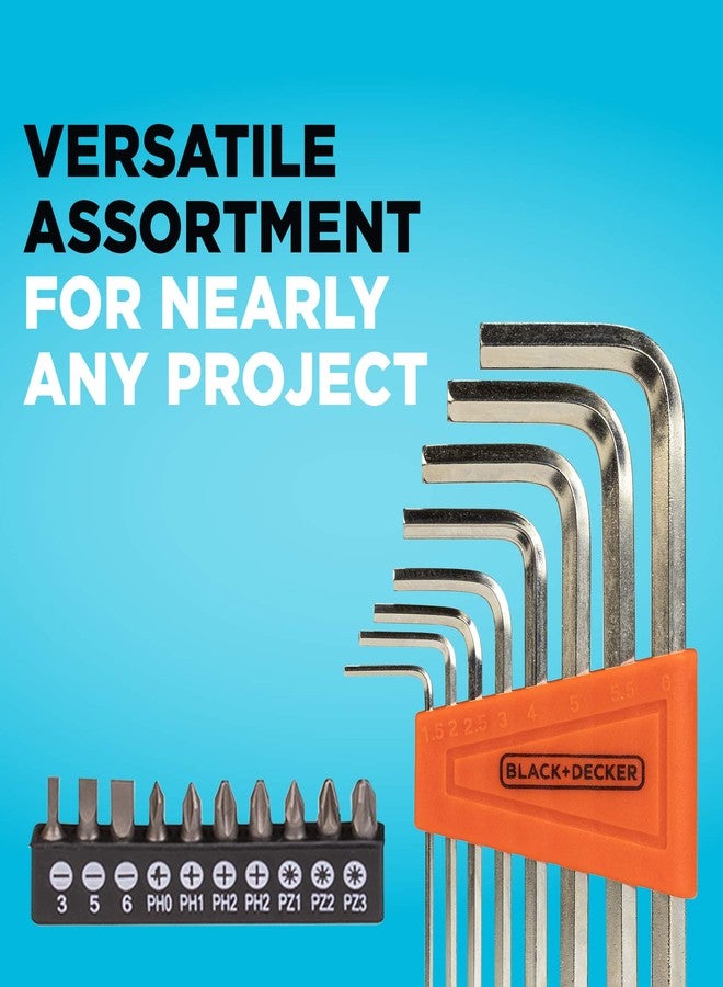 beyond by BLACK+DECKER Screwdriver Set with Storage Bag, Magnetic Tip, 23-Piece (BDHT6223CAPB) - Image 5