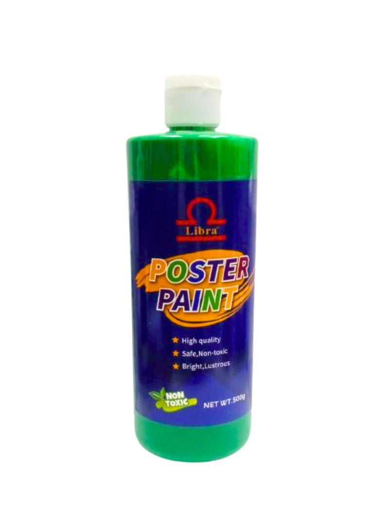 Libra Poster Paint High Quality Safe Non Toxic Bright 500g Green - Image 2