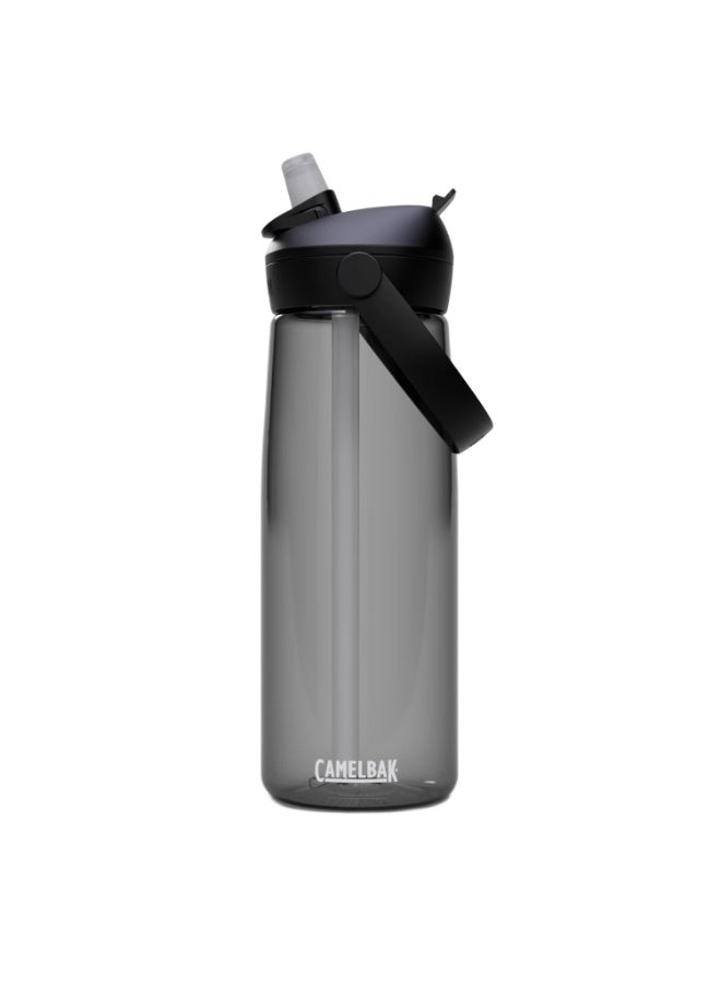 CAMELBAK CamelBak Thrive Flip Straw Water Bottle Charcoal Spill-Proof, Durable Hydration Bottle for School, Work & Outdoors-25oz  - Image 1