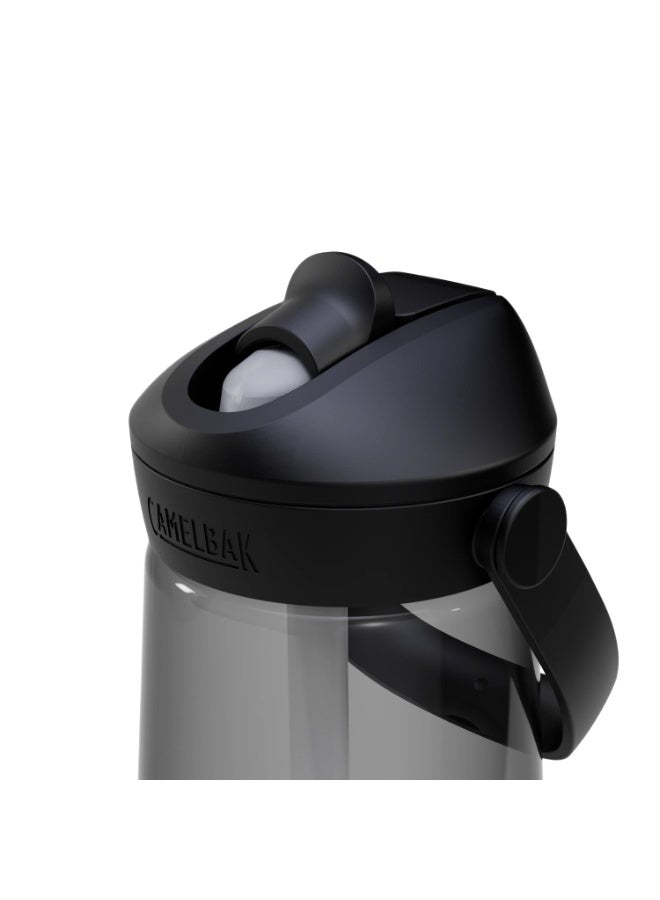 CAMELBAK CamelBak Thrive Flip Straw Water Bottle Charcoal Spill-Proof, Durable Hydration Bottle for School, Work & Outdoors-25oz  - Image 4