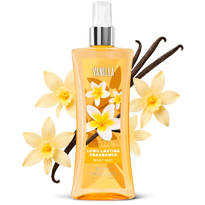 BODY FANTASIES بخاخ الجسم برائحة الفانيليا من Signature Fragrance، 8 أونصة سائلة (عبوة من قطعتين) - Image 4