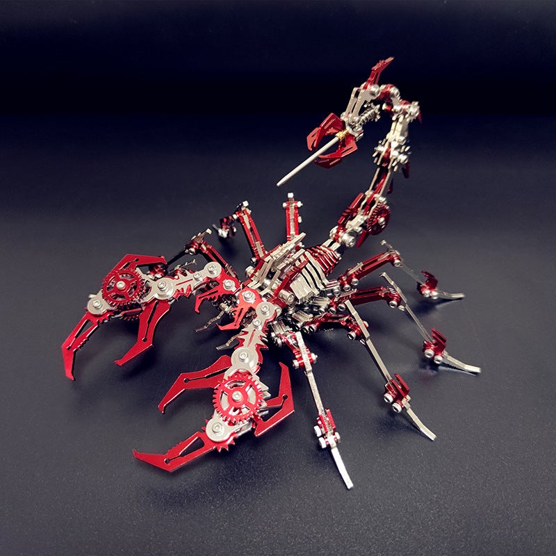 Steel Warcraft Red Scorpion King Scorpion 3D Metal Assembly Model Mechanical Assembly Handmade Puzzle Difficulty Toys - Image 3