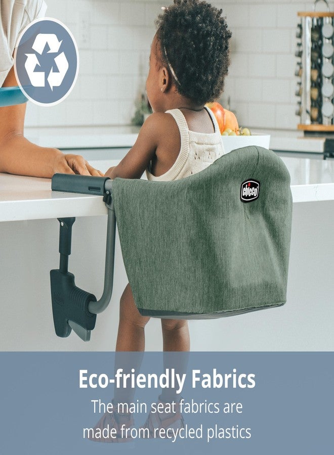 Chicco FastLock Hook-On High Chair, Portable High Chair for Babies and Toddlers, Sets up in Seconds | Moss/Green - Image 4