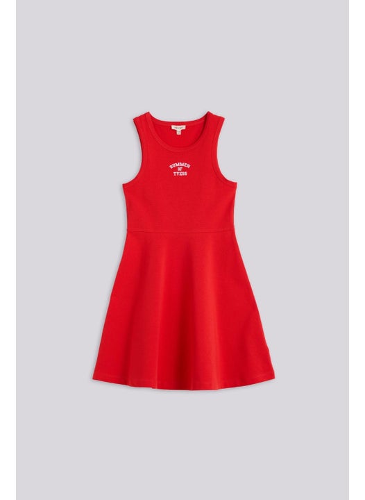 Bg Store Girl Red Dress