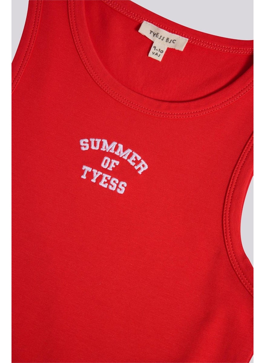Tyess Basic - Bg Store Girl Red Dress - Image 1