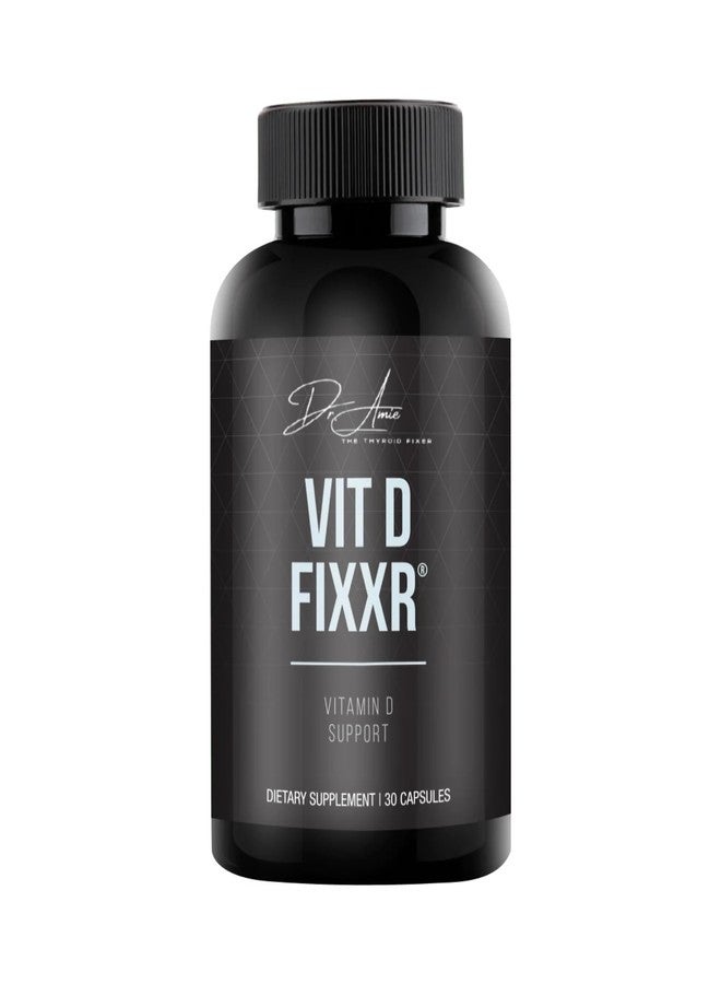 Fixxr VIT D by Dr. Amie | High Potency Vitamin D with K1, K2, and geranylgeraniol (GG) | 10,000 IU per Capsule | 30 Day Supply, 30 Capsules - Image 1