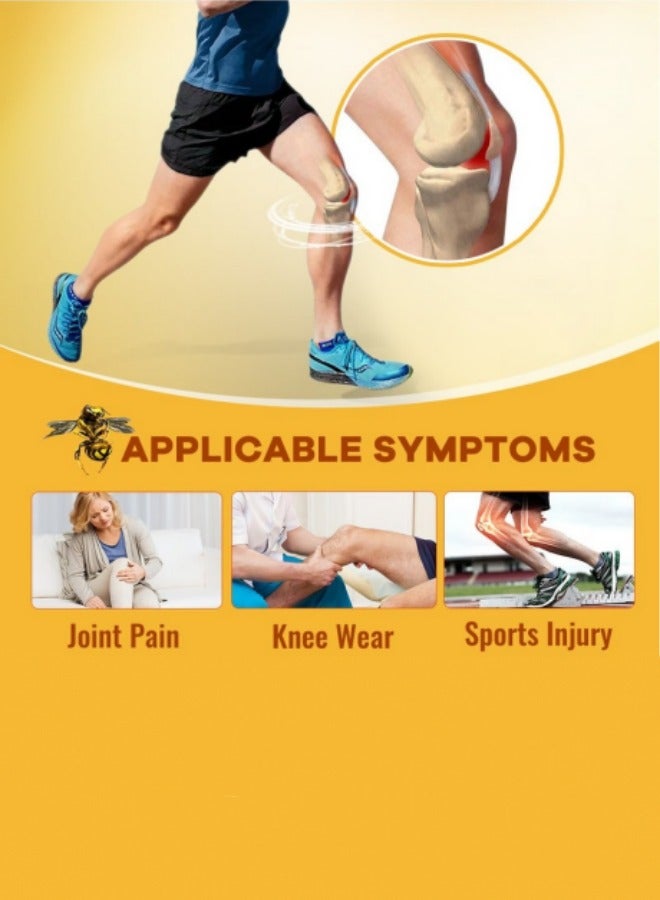 Sumifun （2 Pack） Bee Venom Pain Relief Gel for Joint & Muscle , Fast-Acting Herbal Cream for Neck, Knee, Shoulder, Back, Leg Pain , Arthritis, Sciatica, Stiffness, Inflammation , Cooling Soothe - Image 2