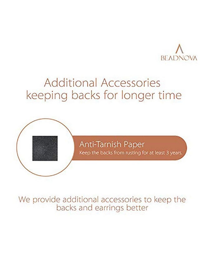 BEADNOVA 100Pcs Butterfly Clutch Pin Backs Locking For Enamel Pin Backs Lapel Pin Backs (Silver 100 Pcs) - Image 4