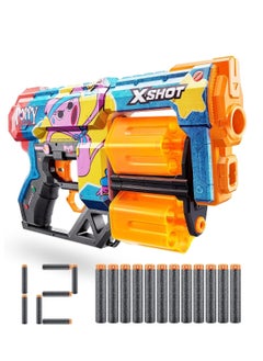 Zuru X-Shot X-Shot - Skins Dread Poppy Playtime S1 w/ 12 Darts - Kissy - No:XS-36650-A  - Image 1