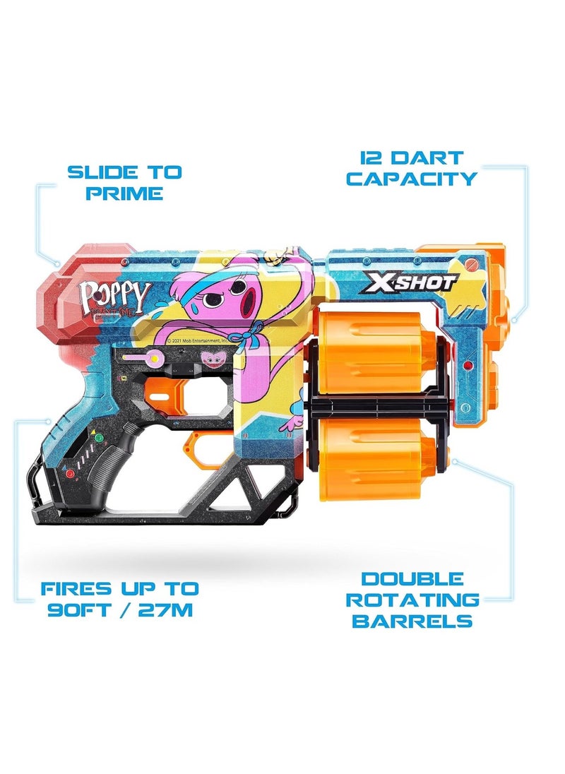 زورو إكس-شوت X-Shot - Skins Dread Poppy Playtime S1 w/ 12 Darts - Kissy - No:XS-36650-A  - Image 2