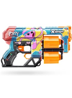 Zuru X-Shot X-Shot - Skins Dread Poppy Playtime S1 w/ 12 Darts - Kissy - No:XS-36650-A  - Image 3