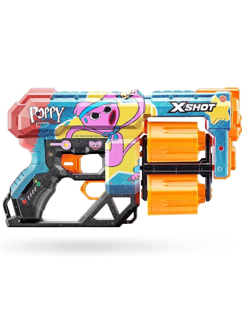زورو إكس-شوت X-Shot - Skins Dread Poppy Playtime S1 w/ 12 Darts - Kissy - No:XS-36650-A  - Image 3
