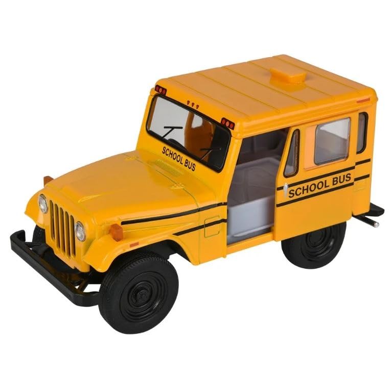 KiNSMART 1971 Jeep DJ5B 126 Scale 5 Die Cast Metal Model Toy Truck School Bus - Image 5